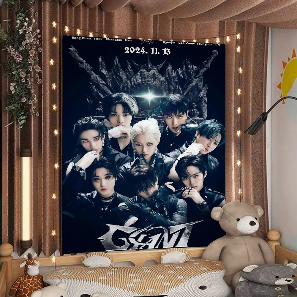 Stray Kids Kpop Подвесной Богемный Гобелен Богемные Настенные Гобелены Мандала Кавайная Декор Комнаты