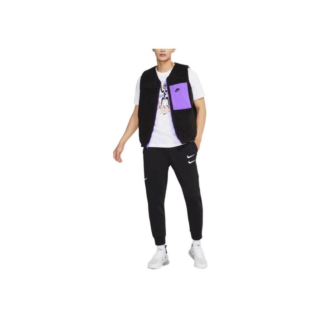 Nike Клубная+ Двусторонняя утепленная жилетка Фиолетовый Черный DQ4879-010