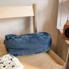 Denim Tote Bag Women's Large Capacity Shoulder Crossbody Bag