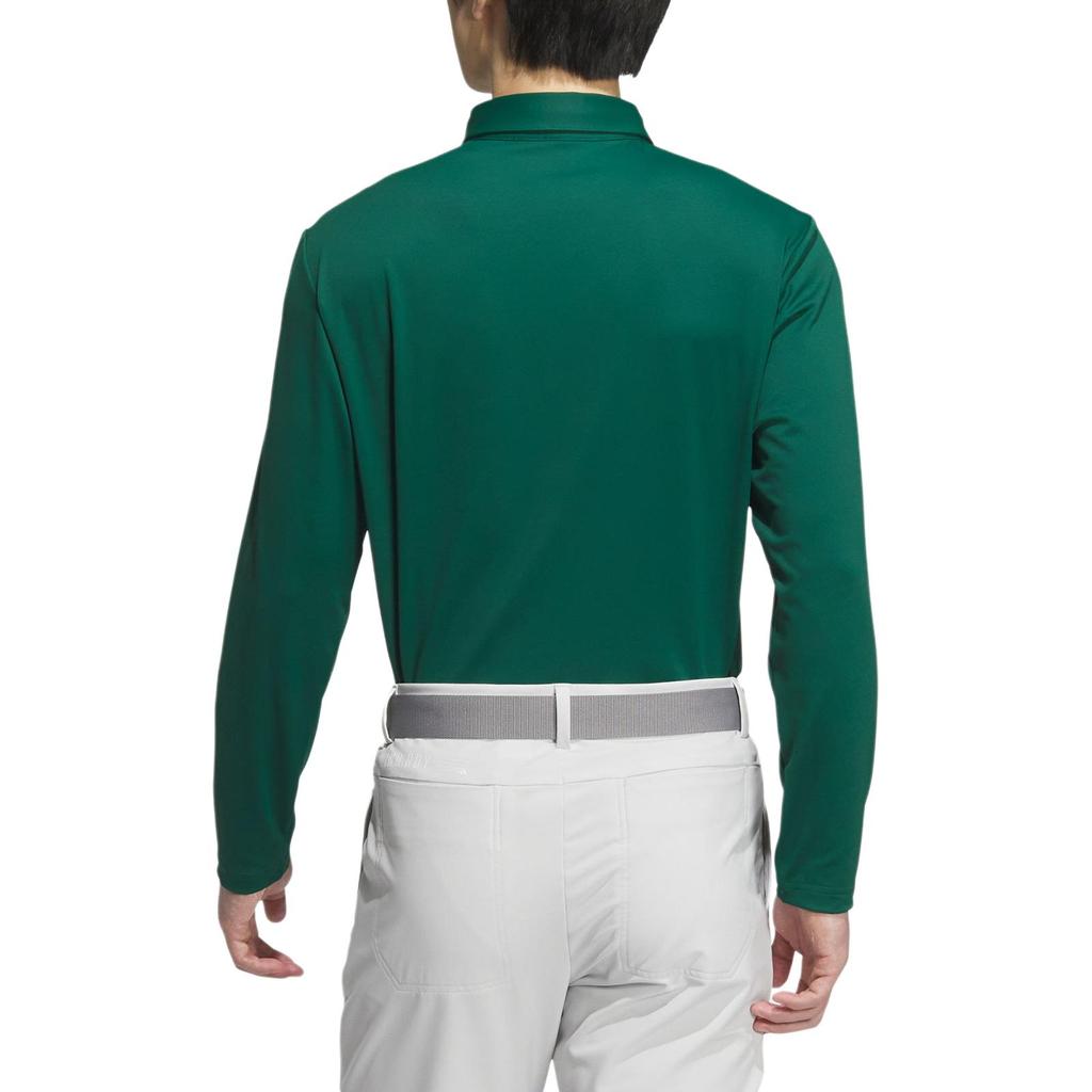 Adidas Aeroready Golf Long Sleeve Polo Shirt Men Tops Forest-Green IM6416