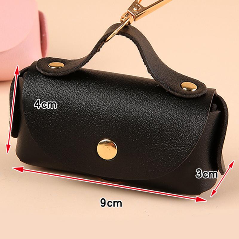 Стильный держатель для сумки для домашних животных, кожаный держатель для сумки для домашних животных с дозатором для сумок для собак, портативный органайзер для сумки для собачьих какашек, товары для животных