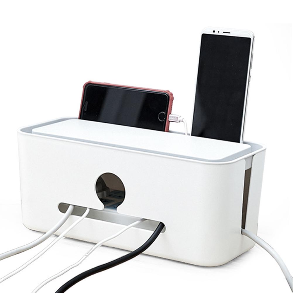 Power Cord Plug Board Storage Box Charger Computer Power Plug-in Cable Storage Box