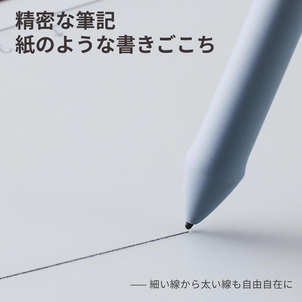 King Write SY05 Серый EMR Стилус для Galaxy Note Fujitsu Quaderno с Высокой Чувствительностью до 4096 Уровней Нажатия, Распознаванием Ладони и Ластиком (Поколение 2 / Поколение 3C) Точность, Уровни,