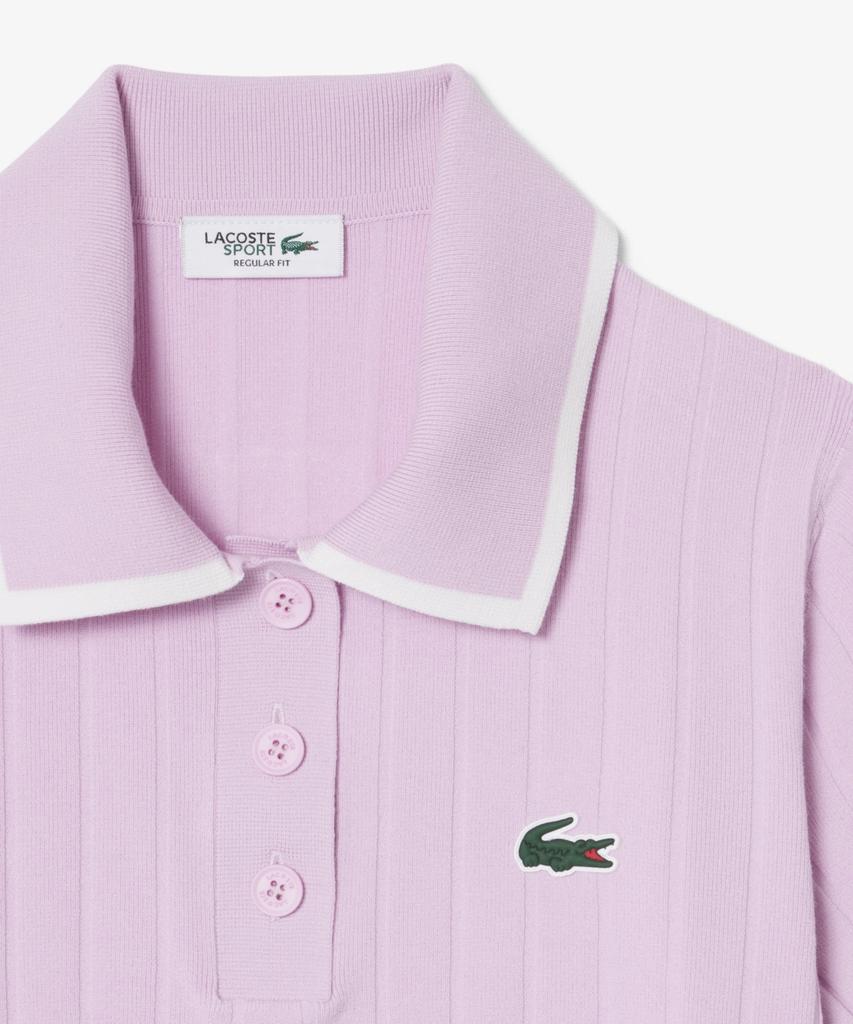 LACOSTE Женский текстурированный гольф с коротким рукавом Af9430-56G 36S