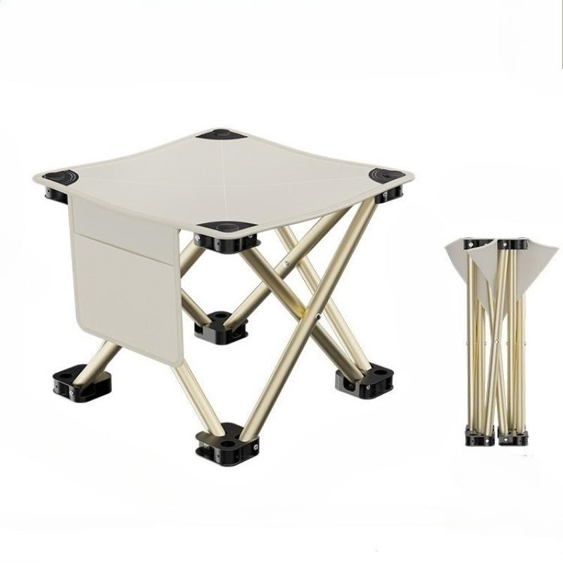 Camping Chair Portable Folding Stool High Load Bearing Durable Small Chair Fishing Stool Camping Stool with Storage Bag