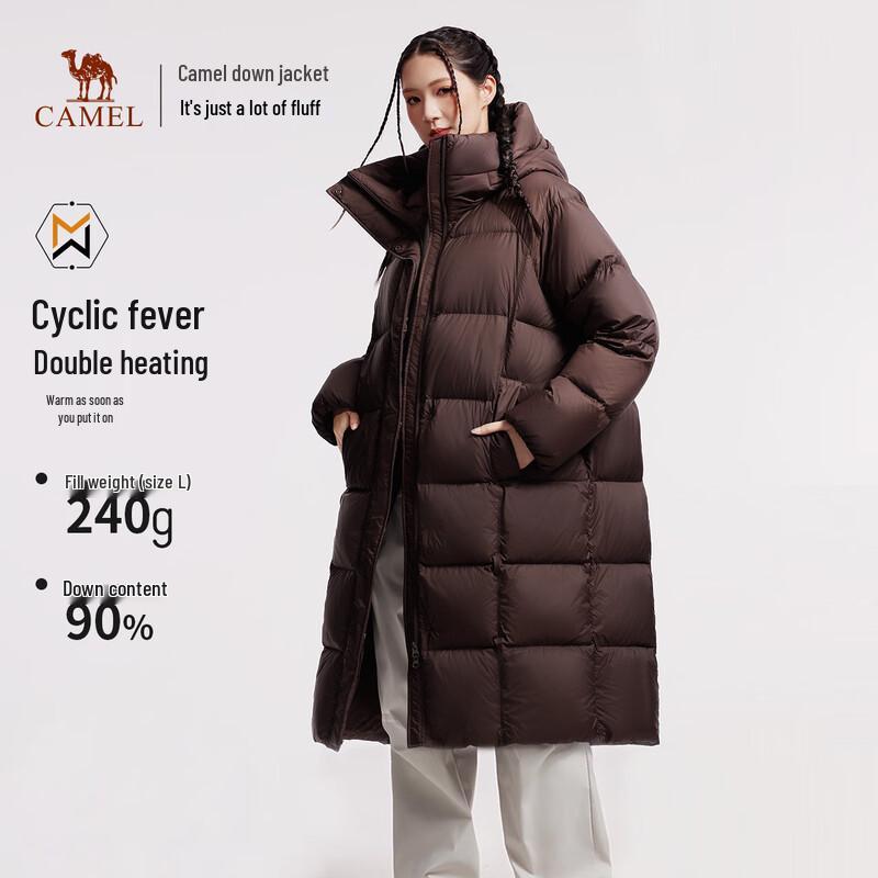 Camel Женский пуховик средней длины