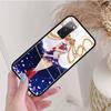 Черный чехол для OPPO Reno 8 6 5 4 Pro Plus Find X3 A17 A3 A31 A38 A40 A53 A54 A55 A74 A76 A78 A77 A80 A94 A95 A96 Lite W-67 Sailor Moon Girls