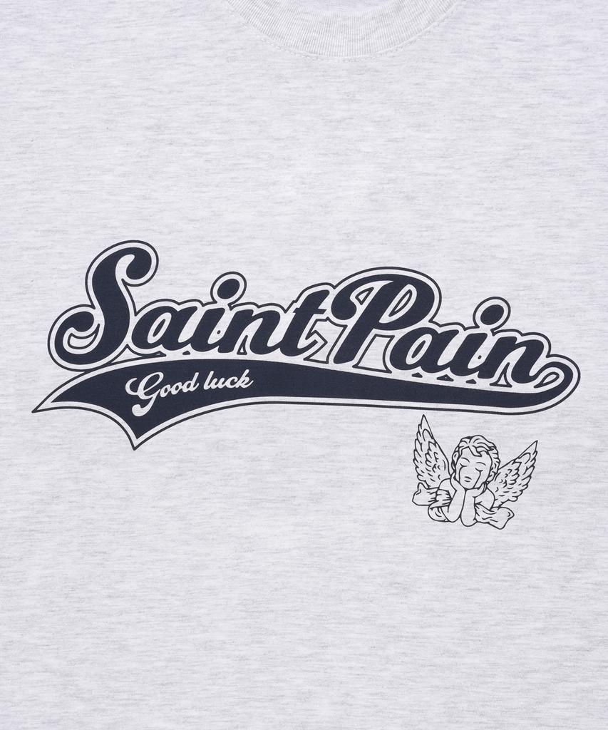 SAINTPAIN Sp Angel Team Logo T-Shirt - Ash Melange