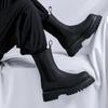 2023 Autumn Men's Frosted Round Toe High Top Flat Heel Martin Boots