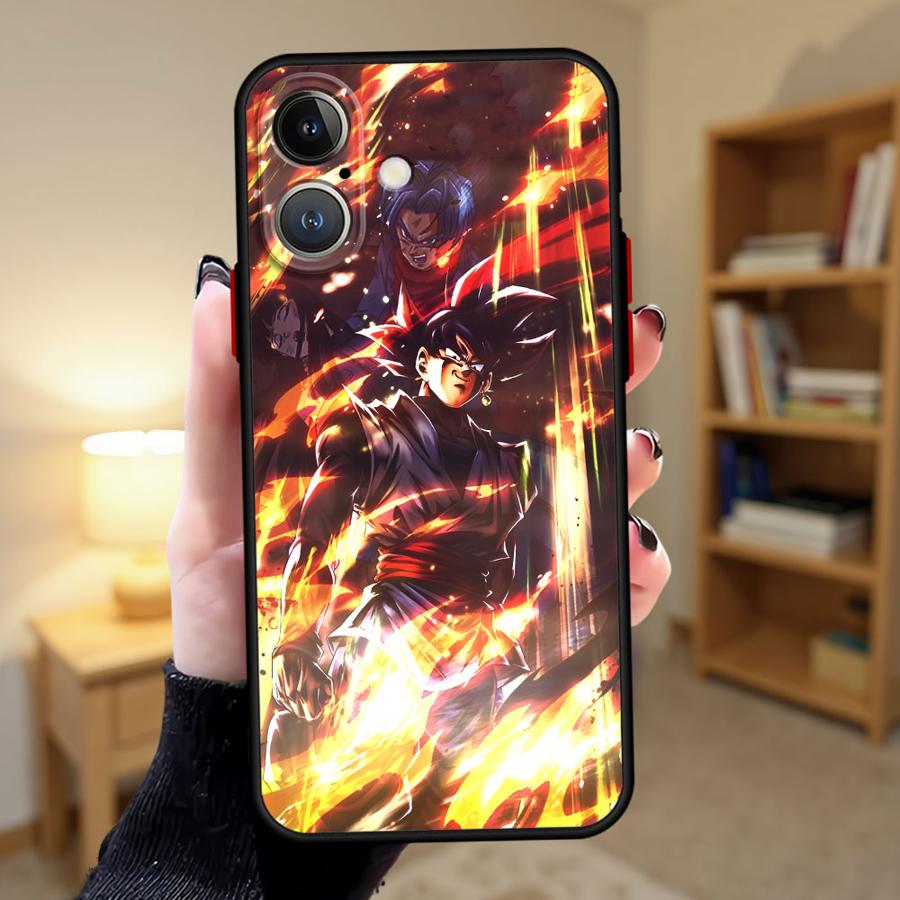 Чехол для телефона Dragon Ball Goku Anime Back для iPhone 16e 14 17 16 Pro Max 12 13 Mini 17 Air 15 Plus 11 XS