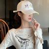 Delightful Yellow Floral Embroidered Baseball Cap For Women Casual And Cute Style