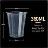 360ml transparent (100-count)