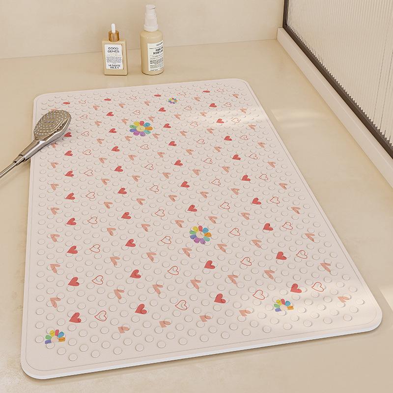 Bathroom Floor Mat Anti-slip Anti-fall Floor Mat for Household Bathroom Children's Shower Special Suction Cup Floor Mat for Bathing Can Be Waterproof