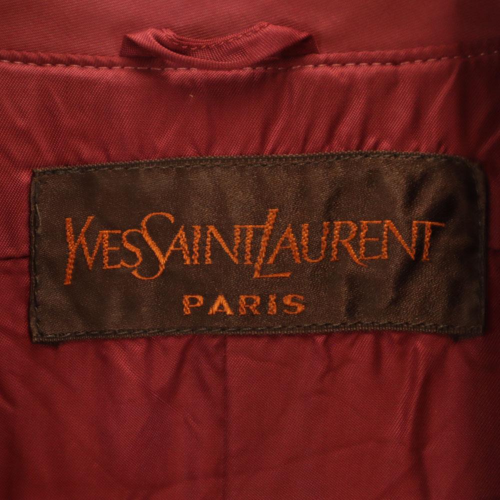 Yves Saint Laurent Пальто-воротник из старой нержавеющей стали 80-х 90-х годов T9 Красная серия Женское Б/У