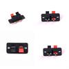 5X 2 Positions Push In Jack Spring Load Audio Speaker Terminals Panel Connector