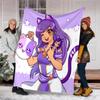 Aphmau Theme Printed Blanket - Perfect for Couch, Bed, Travel & Outdoor Use | Machine Washable, Cozy & Durable.