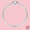 New Arrival Sterling Color Pulsera Heart Wrist Bracelet Lover Girlfriend Fit Original Women Charms Fine Jewelry JoyasTrendy Wrist Bracelet