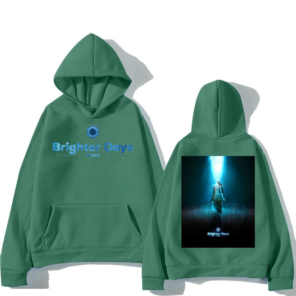 Brighter Days Ahead Графический принт Толстовка ArianaGrande Мода Новая эстетическая толстовка Y2K Идеальные подарки для фанатов Одежда Пуловер