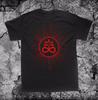Leviathan Cross Punk Occult Gothic Baphomet Satanic Goat Skull Pentagram Unisex T-shirts