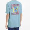PUMA Set-in Sleeve T-Shirt Men's Sky Blue (Unisex) T-Shirts 597337 18