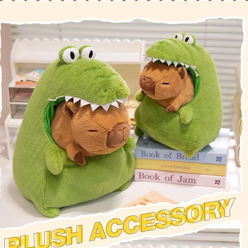 Adorable Capybara Plush Toy Cute Crocodile Design Soft Pp Cotton For Kids