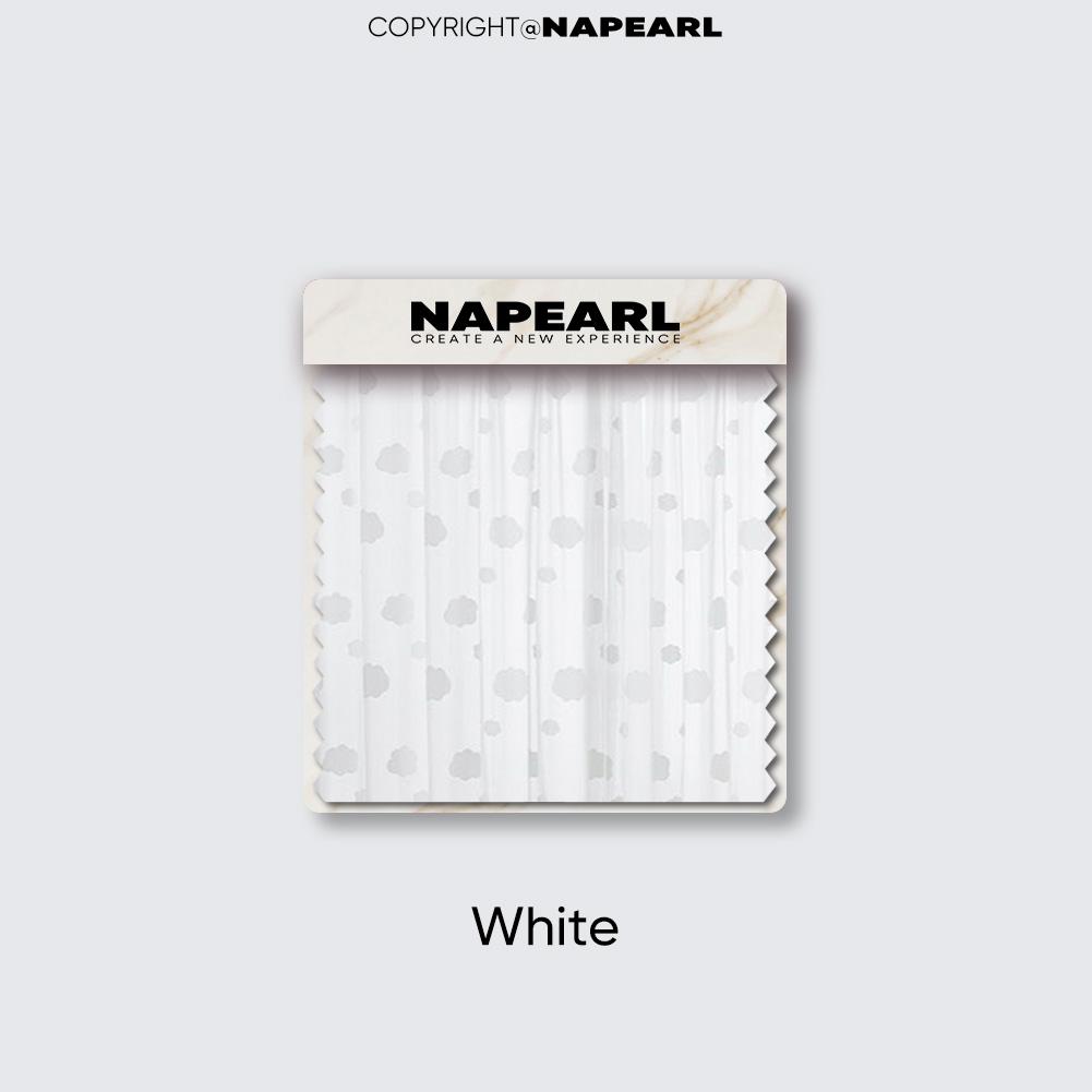 1 шт. NAPEARL, модная универсальная тюлевая занавеска с узором облаков, жаккардовая занавеска, удобная и мягкая тюлевая занавеска для гостиной, спальни, домашний декор