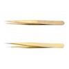 Eyelash Extension Tweezers Straight Curved Tweezers Classic & Volume Lashes Extensions Tweezers Dolphin/Golden