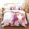 Новый комплект постельного белья Koe No Katachi Односпальный Полуторный Двуспальный Евро King Size Комплект постельного белья для спальни взрослого ребенка Пододеяльник Комплекты Аниме Комплект постельного белья Инструмент