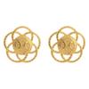 2024 European & American Fashion Niche Design Versatile Brass Stud Earrings for Women
