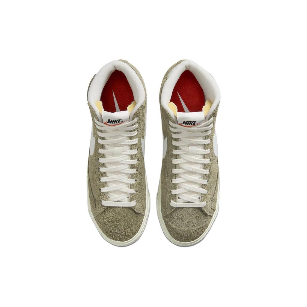 Nike Blazer Mid 77 Vintage Olive Suede Women Sneakers Green Medium-Olive Coconut-Milk DV7006-201