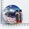 Япония Туристические Сувениры Магниты на Холодильник Японские Курорты Сувенирные Магнитные Наклейки для Фото Стены Наклейки на Холодильник Детские Подарки