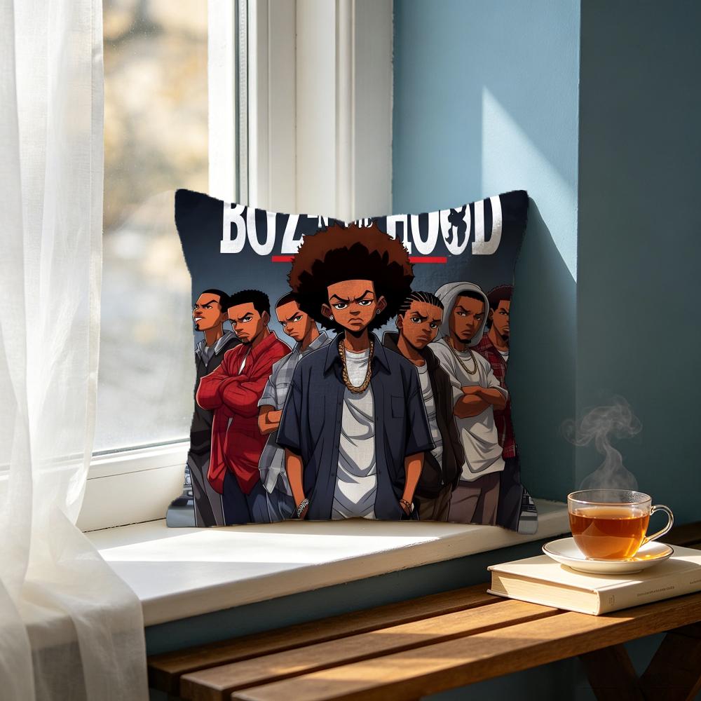 Cartoon TThe Boondocksing Cushion Cover Cushion Cover Set Pcs x x x Pillowcase Decorative Sofa Home Decor