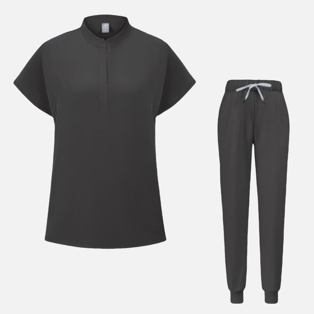 Хирургический халат с короткими рукавами, халат для мытья рук в стоматологической операционной, эластичный халат для чистки рук, медицинский стоматологический комбинезон