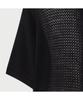 IRO Breeze Tip Contrast Short Sleeve Round Knit - Black