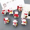 Creative Refrigerator Magnet Sticker Cute Zhaocai Cat Decoration Magnet Sticker Sticky Note Cute Refrigerator Magnet Sticker