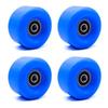 Double Row High-Elastic Shock Absorbing PU Four-Wheel Roller Skate Wheels - Non-Flashing, Universal Accessory