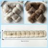 Thickened Fur Collar Scarf Soft Plush Cross Scarf Soft Neck Warmer  Winter