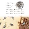 21PCS Vintage Stiching Marker Safe Pin Crochet Locking Knitting Marker Charm Sweater Pin Cardigan Shawl Fasteners Clip