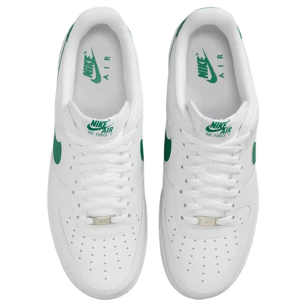 Nike Air Force 1 Anti Slip Wear Resistant Low Top Skateboard Shoes Men's White Green Sneakers FJ4146-121