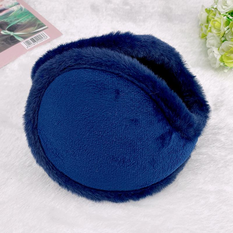 Наушники-мешки для женщин и мужчин, мужские плюшевые наушники-вкладыши для ношения на спине, повседневные, сохраняющие тепло, флисовые, зимние, для защиты ушей