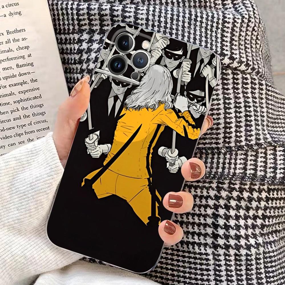 Чехол для телефона Pulp Fiction Kill Bill для iPhone 15 8 7 6 6S Plus X SE 2020 XR XS 14 11 12 13 Mini Pro Max