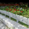 Pathway Plastic Cobblestone Fence Plant Border Flower Bed Lawn Edging Garden Edge