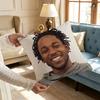 KKendrick Rapper IIamarS Pillow Covers Cartoon Sofa Decorative Home Doublesided Printing Short Plush Cute Cushion Cover