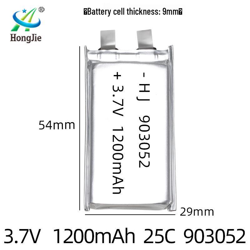 High Magnification 1200mAh 25C Polymer Lithium Battery for RC Models, Full Capacity A-Grade Cell
