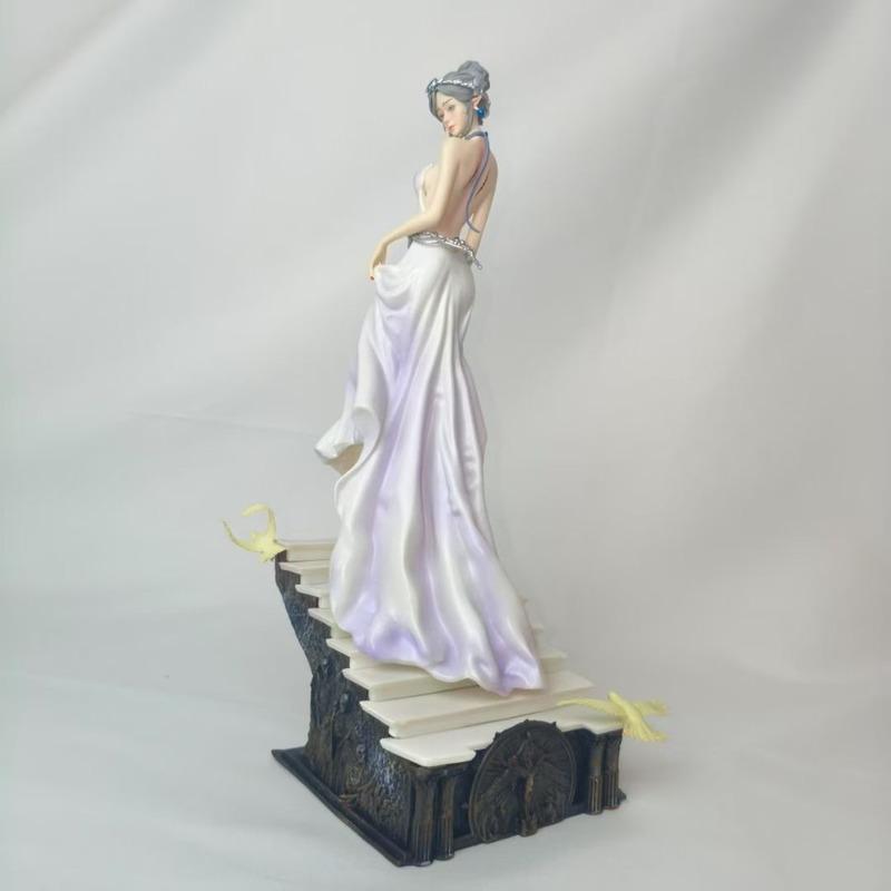 Bandai Серия Нож Призрака Ледяная Принцесса Хайцинь Дым Оглядывающаяся На Ручная Работа Аниме Красивые Девушки Ручная Работа Анимационная Модель