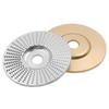 4 Inch Wood Carving Disc for Angle Grinder with 5/8-inch Arbor Wood Shaping Disc Angle Grinding