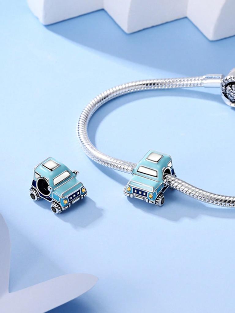 Шармы Plata Blue Ocean Beads Шарм с покрытием медью Подходит для шармов Медьоригинал Браслет Для изготовления ювелирных изделий DIY Шарм