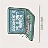 3-дюймовая виниловая наклейка «Задокументируй это, иначе этого не было» - Погодоустойчивый клей для ноутбуков, автомобилей, мотоциклов, бутылок для воды