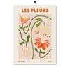 Abstrat Les Fleurs Coral Leaf Floral Botanical Posters And Prints Wall Art Canvas Painting For Living Room Decorative Pictures