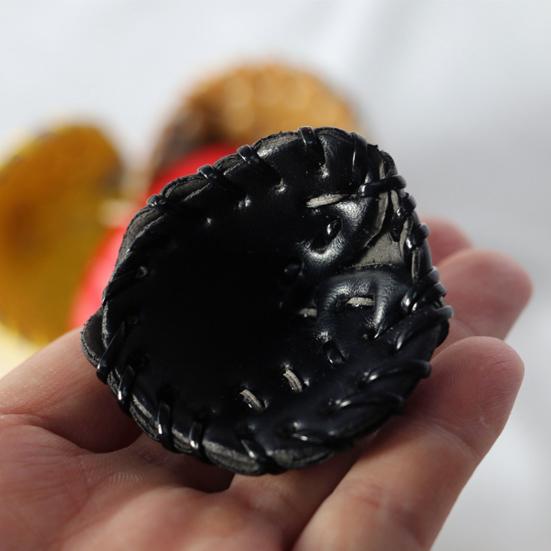 3 шт./набор Имитация бейсбольного набора Изысканный реквизит модели Деревянный миниатюрный набор бейсбольной перчатки для сцены кукольного домика